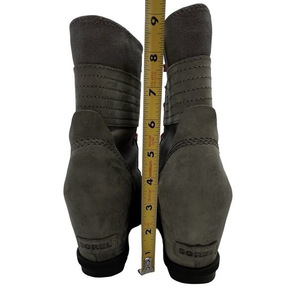 Sorel (11) Lexie Wedge Boot Quarry Waterproof Ankle Grey Winter Snow Rain - Picture 3 of 14